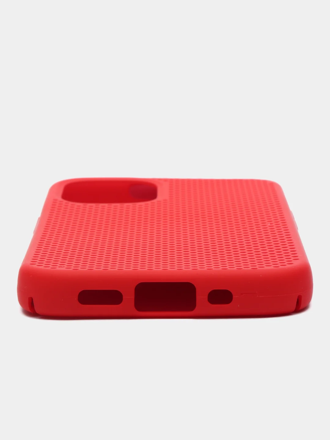Красный чехол-накладка "Перфорация" для IPhone 11 Pro, 11 PRO MAX, 12 Pro, 12 Mini