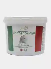 Большой семейный 3D слепок рук на 4 руки