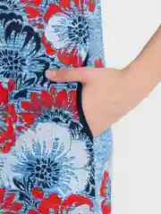 Синий платье домашнее,LILIANS