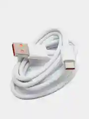 Кабель USB Fast Charging, USB - Type-C, 6A, 1 м, белый