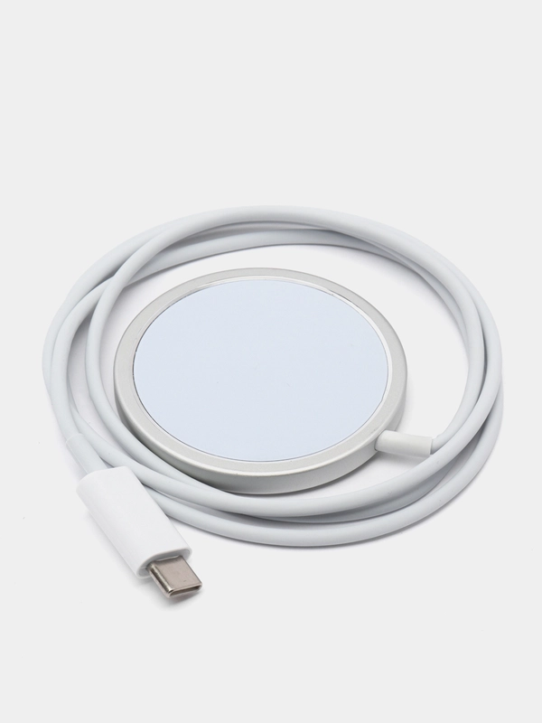 Магнитная беспроводная зарядка для iPhone. MagSafe 15W Apple Iphone, белый