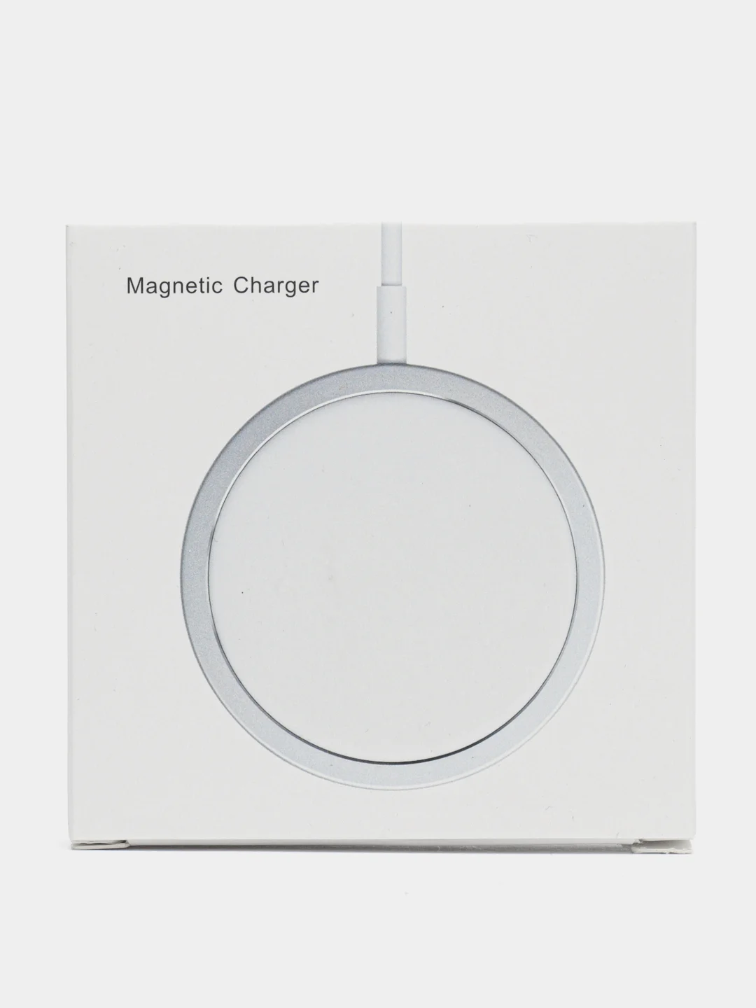 Магнитная беспроводная зарядка для iPhone. MagSafe 15W Apple Iphone, белый