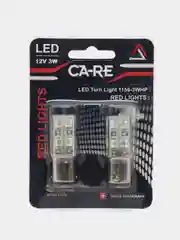 Лампа P21W LED 1156 12V 3W (BA15s) LB002 RED Light (блистер, 2шт.) CA-RE Красный свет