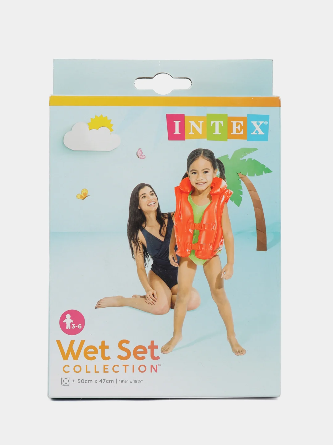 Надувной жилет Intex 3-6 лет, 50*47см