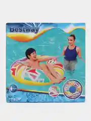 Белый надувной круг Bestway 12+, 1.07м