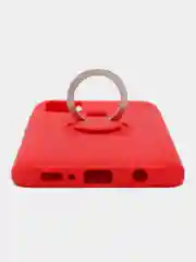 Красный чехол накладка с кольцом RING Samsung A21/S20+/M21A31/A21S/S11+/A41/S20/S11/NOTE10/A91