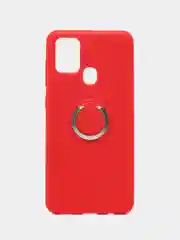 Красный чехол накладка с кольцом RING Samsung A21/S20+/M21A31/A21S/S11+/A41/S20/S11/NOTE10/A91