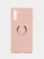 Кремовый чехол накладка с кольцом RING Samsung A21/S20+/M21A31/A21S/S11+/A41/S20/S11/NOTE10/A91