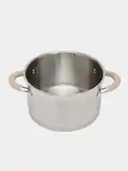Кастрюля, 2.4 л, нержавеющая сталь, крышка-дуршлаг, Wellfort, 4000087189