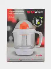 Соковыжималка StarWind SJ 1241, цитрусовая, белый и прозрачный