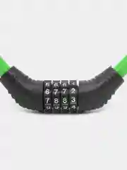 Салатовый замок велосипедный кодовый