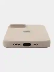 Серый меланж чехол Silicone Case для iPhone 14, 14 Plus, 14 Pro, 14 Pro Max, с закрытым низом