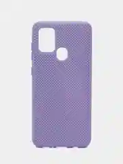 Лавандовый чехол Накладка "Soft-touch" с перфорацией для Samsung A01/A20/A21S/A41/A60/A71/A81/A91