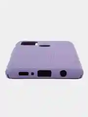 Бирюзовый чехол Накладка "Soft-touch" с перфорацией для Samsung A01/A20/A21S/A41/A60/A71/A81/A91