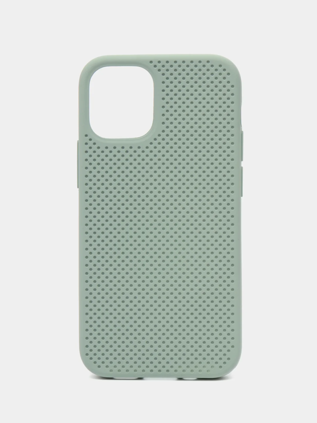 Бирюзовый чехол Накладка с перфорацией для iPhone XR/11/11 Pro/11 Pro Max/12/12Pro/12mini/12 Pro Max