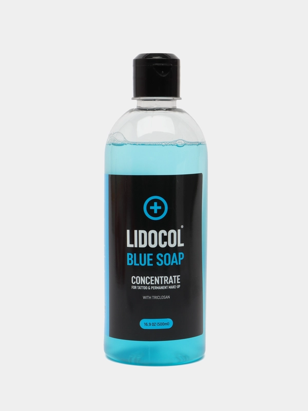 Концентрат антибактериального мыла LIDOCOL BLUE SOAP, 500мл
