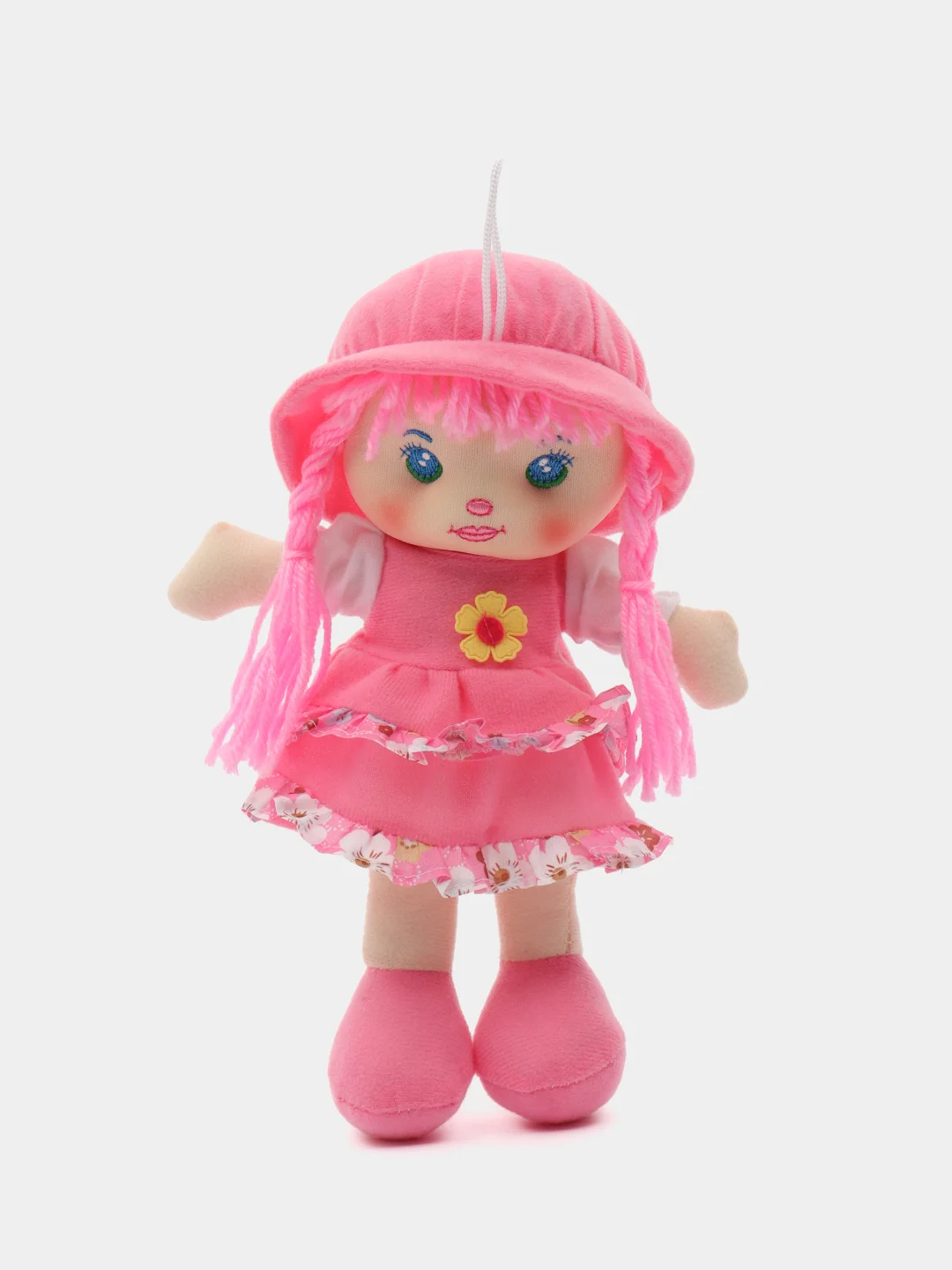 Кораллово-розовый кукла мягкая, 25 см