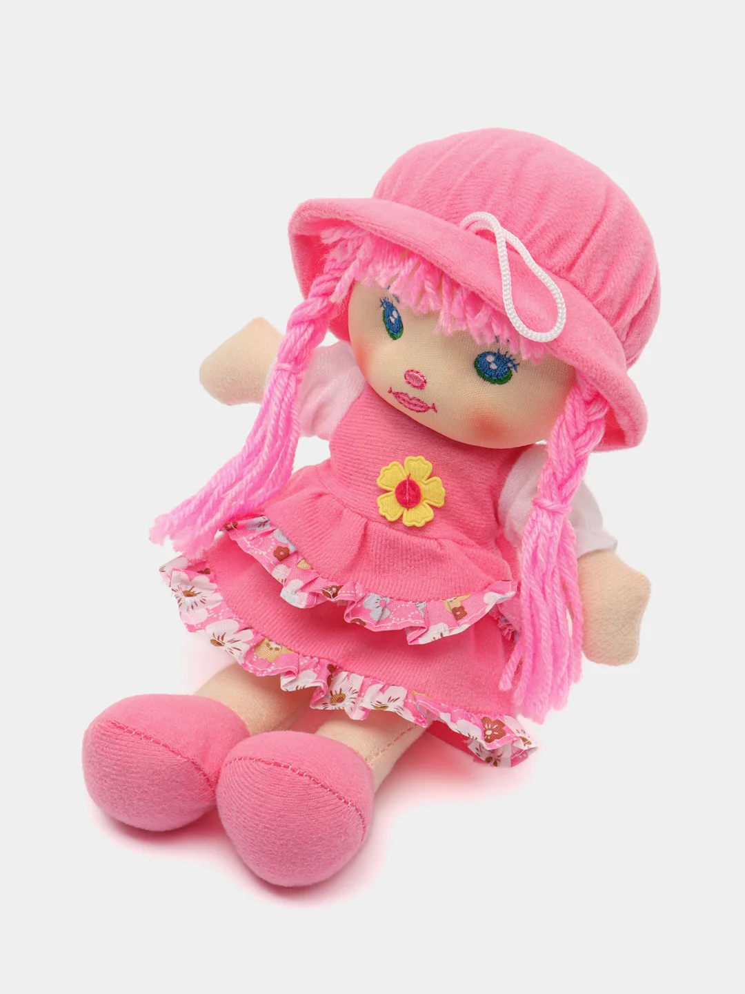 Кораллово-розовый кукла мягкая, 25 см