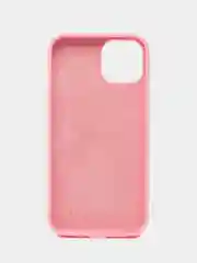 Пудровый чехол Silicone Case для iPhone 14, 14 Pro, 14 Plus, 14 Pro Max, с закрытым низом