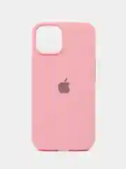 Пудровый чехол Silicone Case для iPhone 14, 14 Pro, 14 Plus, 14 Pro Max, с закрытым низом