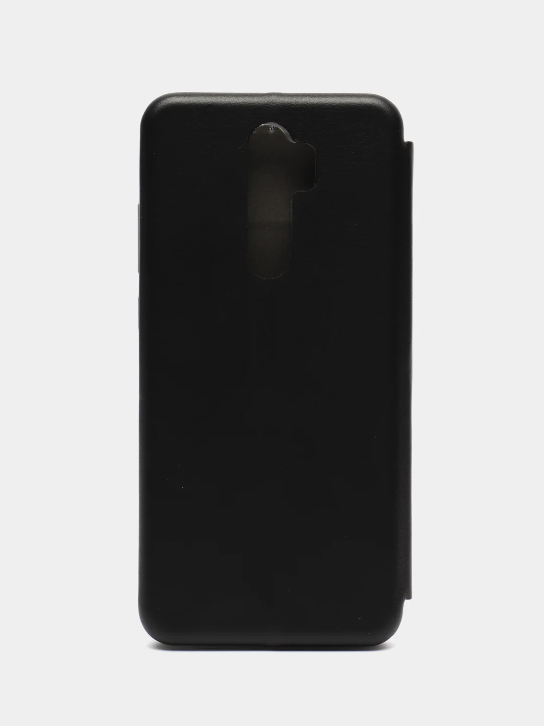 Черный чехол-книжка для Xiaomi Redmi Note 8 Pro из экокожи (Редми Ноте 8 Про)