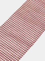 Стразовая сетка, лента стразовая,тесьма имитация страз ширина 10 см, длина 2 метра