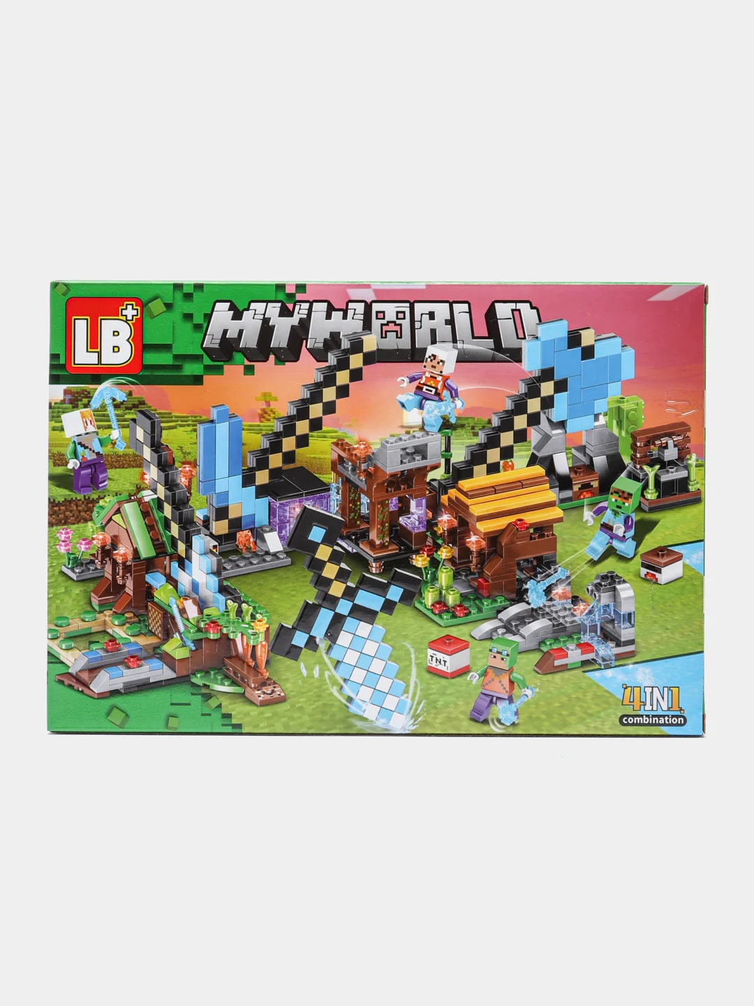 Желтый конструктор My World Орудия, совместимо с лего (LEGO)