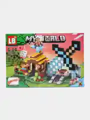 Желтый конструктор My World Орудия, совместимо с лего (LEGO)