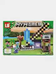Розовый конструктор My World Орудия, совместимо с лего (LEGO)