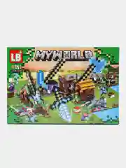 Розовый конструктор My World Орудия, совместимо с лего (LEGO)