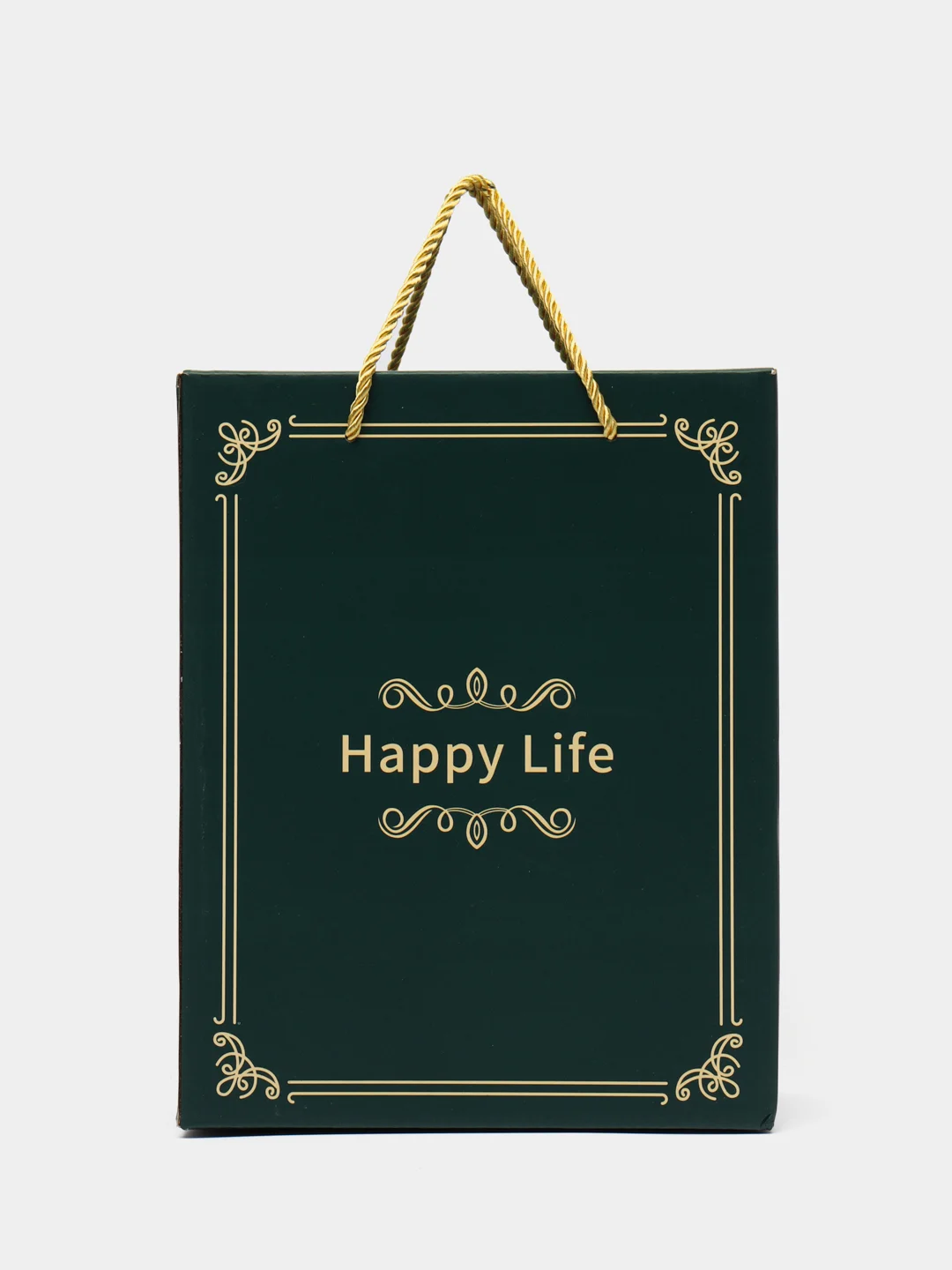 Зеленый набор столовой посуды Happy Life, подарочный на 4 персоны (8 предметов)