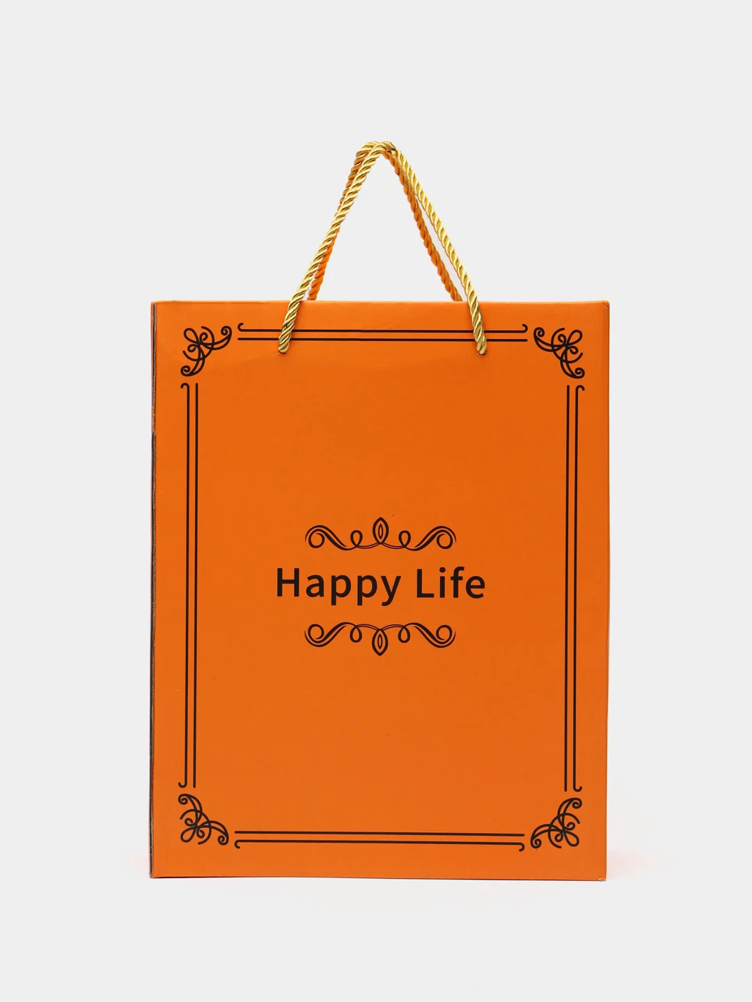 Оранжевый набор столовой посуды Happy Life, подарочный на 4 персоны (8 предметов)
