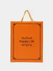 Оранжевый набор столовой посуды Happy Life, подарочный на 4 персоны (8 предметов)