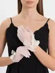 Перчатки свадебные