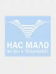 Белый наклейка на авто / машину / стекло "ТЕЛЬНЯШКИ" 20х15см
