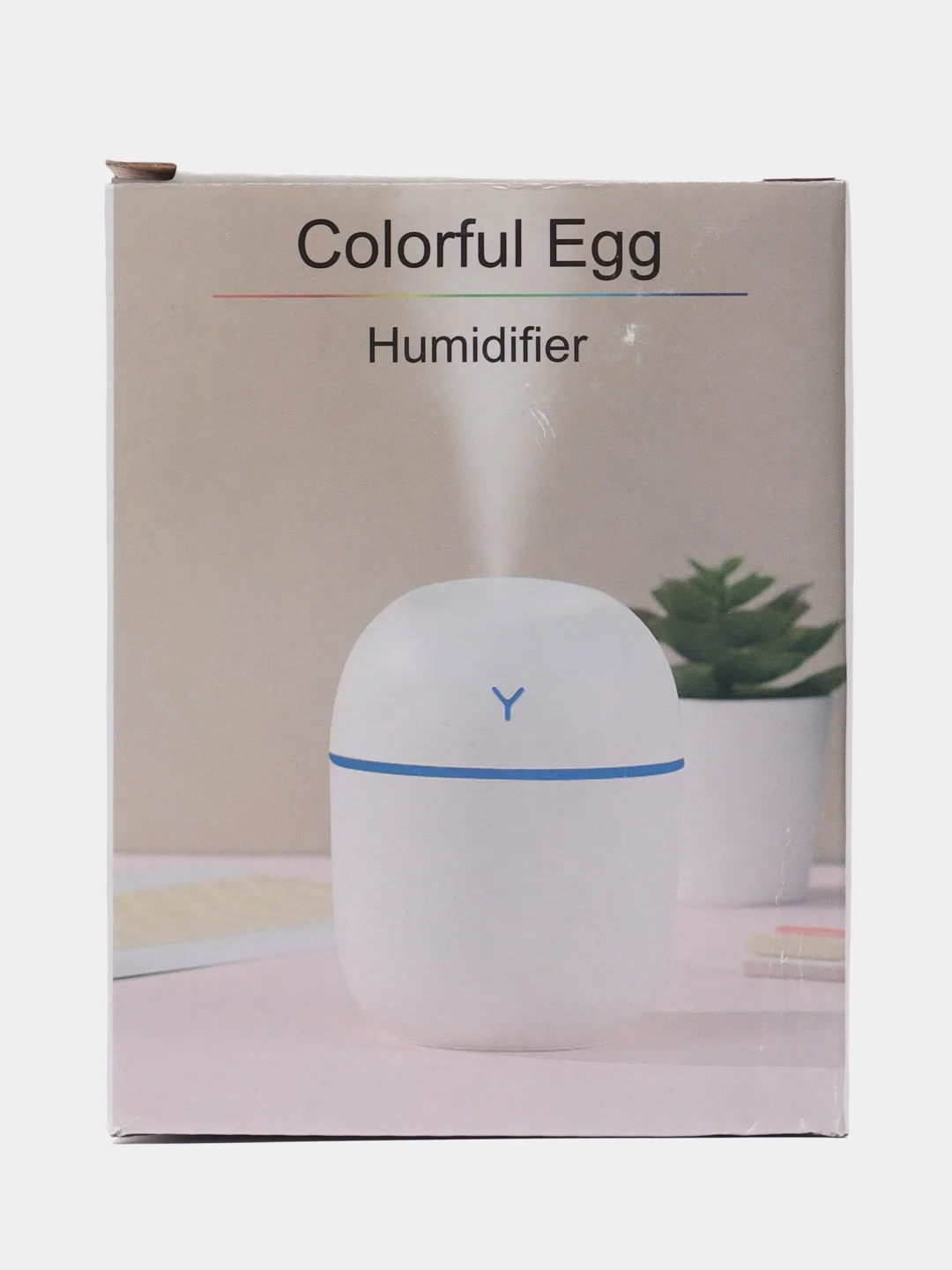 Бирюзовый увлажнитель воздуха с подсветкой, 220 мл Colorfull Egg