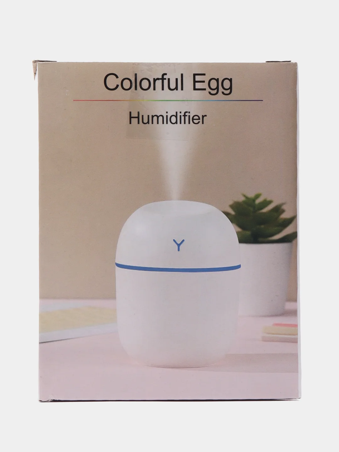 Розовый увлажнитель воздуха с подсветкой, 220 мл Colorfull Egg