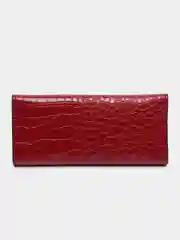 Багровый кошелек женский, экокожа