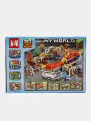 Коричневый конструктор My World "Добыча полезных ископаемых", совместимо с лего (LEGO)