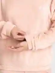 Карамельный пижама женская утепленная