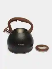 Черный чайник Кукмара со свистком нержавеющая сталь
