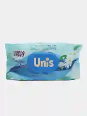 Салфетки влажные ТМ Unis 72  универсальные для всей семьи с экстрактом ромашки(72салфетки)