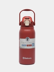 ТермобутылкаSakura  2в1 (1,3) TM-02-1300R с труб. терракот