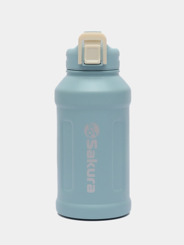 Термобутылка Sakura 2в1 (0,9) TM-03-900BL с труб. голубой