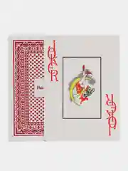 Карты игральные пластиковые, красные