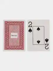 Карты игральные пластиковые, красные