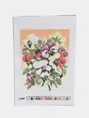 Желтый набор для вышивания "Цветы", 10*14 см
