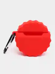 Красный чехол для беспроводных наушников Apple AirPods 1 / 2 / 3 / Pro (Аирпод)