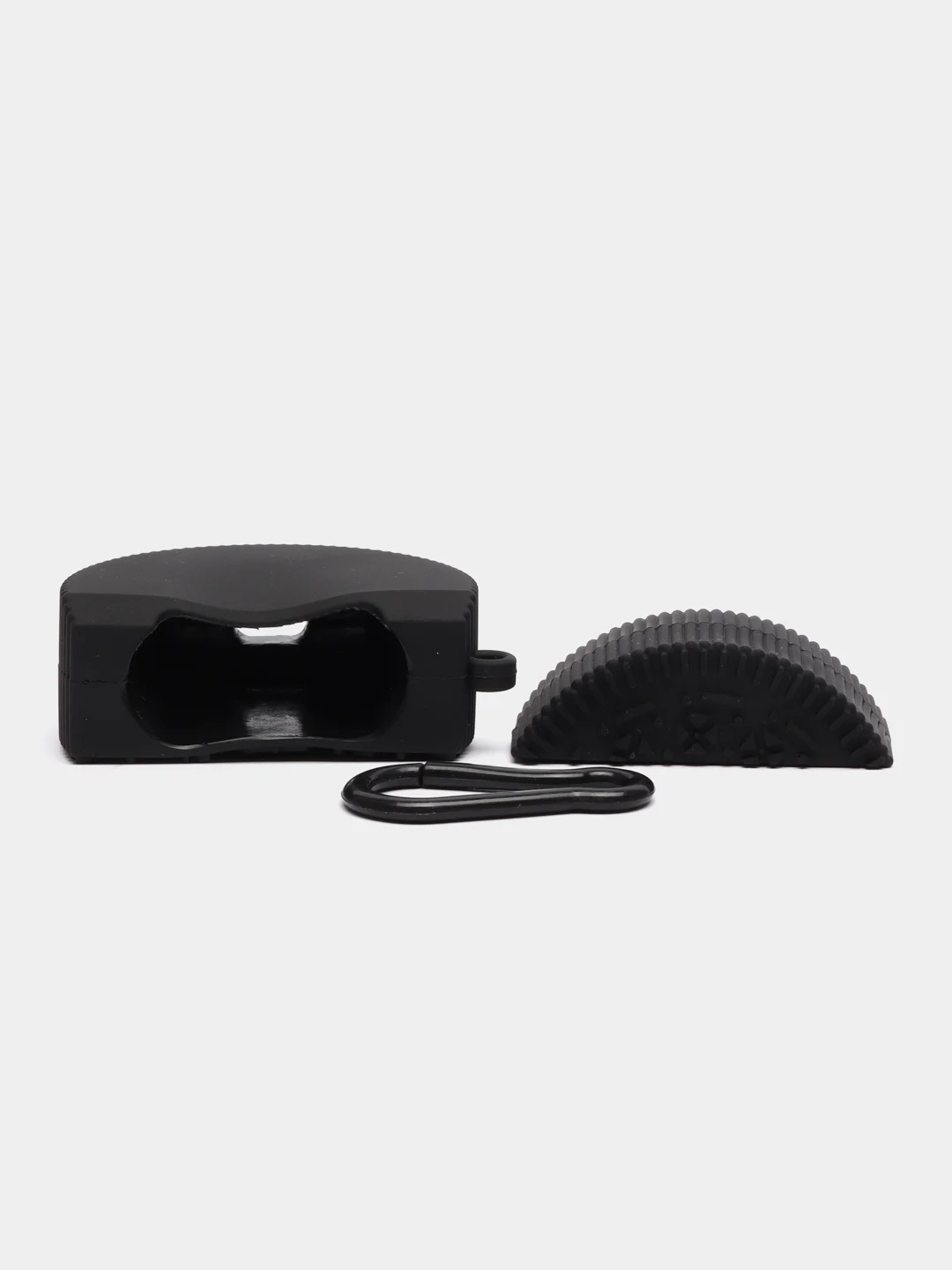 Черный чехол для беспроводных наушников Apple AirPods 1 / 2 / 3 / Pro (Аирпод)
