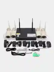 Комплект камер уличного видеонаблюдения 8-канального (беспроводной) Wi-Fi 3MP